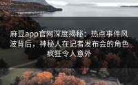 麻豆app官网深度揭秘：热点事件风波背后，神秘人在记者发布会的角色疯狂令人意外